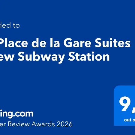 Апартаменты La Place De La Gare - New Subway Station